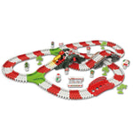 Christmas Race Tracks For Kids Toys, 262 Pcs Christmas Trains Road Race Tracks, Flexible Track Playset, 2Pcs Holiday Car For 3 4 5 6 Year Old Boys Girls Birthday Party Favor Gift