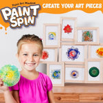 Spin Art Machine for Kids, Paint Spinner Arts and Crafts Kit for Ages 4-12, Creative Art Toy