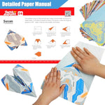 Origami Kit for Kids Ages 5-12, 12 Designs & 36 Colorful Folding Paper Sheets