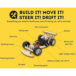 Wireless Remote Control Car Kit F1, Science Project Kit For Kids/Students/Education, Stem Project Model Car Kits To Build, Ideal Choice For Family And School