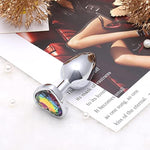Store Small Fetish Anal Plug Butt Heart Personal Sex Massager(Colorful)