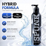 Water-Based Silicone Hybrid Lubricant for Intimate Moments - Safe for Toys and Condoms, 128 Fl Oz (3776 mL)