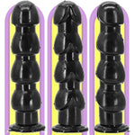 Realistic Dildo With 4 Glans & Suction Cup G-Spot Anal Dildo Prostate Massager Butt Plug Sex Toy For Men Women Vaginal Anal Masturbation