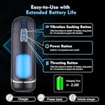 Male Masturbator App Controlled Sex Machine, Automatic 2-In-1 Sex Toy With 10 Thrusting, Vibration Sucking Modes Pocket Stroker, 3D Realistic Sleeve For Men Masturbation