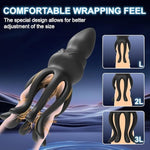 Male Masturbator Adult Toys For Men Male Sex Toy With 9 Vibrating Mode,Anal Butt Plug Prostate Massager Tentacle Pocket Pussy Mens Penis Vibrator,Clit Nipple Stimulation Bdsm Sex Toy For Men Women
