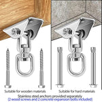 Adult Sex Swing with Stand for Bedroom - 360 Degree Rotating Swivel Swing Bondage Kit