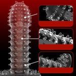 Penis Sleeve Cock Sleeve Adult Sex Toys For Men, Transparent Penis Extender Girth Extension Enhancer For Men,Penis Extension Penis Pump Male Sex Toys Sex Game, Penis Ring Enlarger Sex Toys For Couples