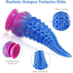 Tentacle Realistic Dildo + Electric Shock Wand Vibrator