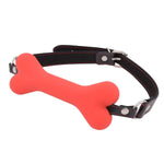 Silicone Dog Bone Mouth Gag Muzzles For Adult Sexy, Open Mouth Gag For Woman, Slave Restraints Ballgag, Bedroom Bdsm Gag Toys For Extreme Love, Sm Sex Toys For Couples Flirt Fetish Cosplay
