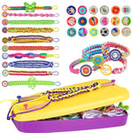 Friendship Bracelet Making Kit for Girls Ages 7-12, DIY String Maker Craft Set