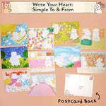 DIY Color Your Own Postcards for Kids with Storytelling Stickers, Ages 3-10+