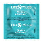 Lifestyles Tough Extra Strength, Strong Lubricated Latex Condoms With Brass Pocket Case-24 Count