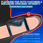 Male Penis Sleeve Sex Toys, Cock Ring 10 Powerful Vibration Mode Adult Toys, For G & P Spot Anal Clit Stimulation, Penis Enhancer Sleeve For Men Solo Erection & Extender Sex Games (Black)