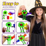 4 Pack Halloween Silly Monster Foam Magnet Craft Kits for Kids