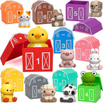 Toys For 1,2,3 Year Old Boys Girls, Farm Animals Toys Playset, Counting Skill, Color Matching, Christmas Birthday Easter Educational Gift For Baby Toddler Boys Girls Age 12-18 Months