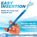 Xl Lubricant Launcher, 1-Hand Use, Smooth Tube For Easy Insertion, Syringe, Toy Friendly, Cap Included, Unscented, Blue, 2 Count