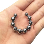 Metal Penis Ring Stainless Steel Cock Head Glans Orgasm Increase Delay Ejaculation Male Semen Lock Glans Stimulator Sex Toys For Men Delay(1.25")