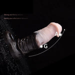 Horse Penis Silicone Extender - Thickening & Lengthening Cock Sleeve For Men - Safe Liquid Silicone Reusable Condom For Enhanced Size And Stamina