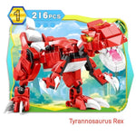 Dinosaur Sets For Boy Age 7 8 9 10 11 12 Years Old, Dragon Building Toy For Kids Christmas Halloween Birthday Gift (4 Set)