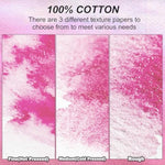 60 Sheets Watercolor Postcards, 4 x 6 Inch, 140 lb 300 GSM Cotton Paper