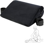 Foam Position Pillow with Restraints – Bondage Cushion with Handcuffs for Couples
