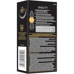 Snug Fit Condoms - 12 Count - Lubricated Latex-Free Condoms, Skin-On-Skin Feeling With Closer Fit
