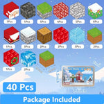 Travel Magnetic Blocks Set – 40Pcs Christmas Stem Building Toys For Kids Ages 3-5, 5-7, 4-8, 8-12, Non-Toxic & Fully Encased Magnets