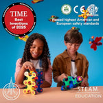 Sparkle Pack – 34-Piece Magnetic Building Set With Holographic Patterns | Create Necklaces, Bracelets & Headpieces | Flexible Steam Toy For Kids Ages 6+