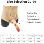 6Inch Silicone Dildo Panties Realistic Penis Male Strapon Sex Toys For Gay Men Dick Masturbation (18Cm Length,5Cm Diameter Solid)