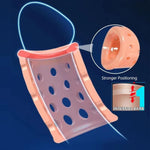 Foreskin Sleeve Resistance Ring Penis Ring Penis Enhancer Male Pennis Girth Sleeves Penis Sleeves Cock Sleeves Delay Lock Fine Ring Sex Toys Thickening Sleeve Cook Pump For Men Erection, Flesh