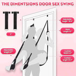 2-In-1 Door & Ceiling Sex Swing For Couples, 360° Rotating Sex Swings With Widened Padded Seat, Adjustable Straps, Sex Furniture For Bedroom Sex Toys For Adults