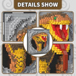 Micro Mini 3D Wall Art Building Blocks Set, 2376 Pcs, Perfect for Kids and Adults
