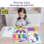 Felt Fun 3D Mosaic Art Craft Kits for Unicorns and Princesses