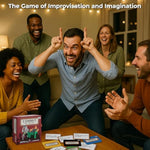 FITZ Commit to The Bit Adult Party Game - Fast-paced Improv Game for Hilarious Group Play, NSFW Rated R Version for Ages 17+, 4+ Players