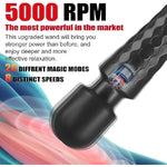 Sex Toy For Women, Clitoral Stimulator With 20 Vibrations & 8 Speeds,Hand-Held Cordless Sex Toys Vibrator For Her Pleasure, Rechargeable And Waterproof(Black)