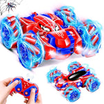 Spider Remote Control Car, 2.4Ghz Rc Cars With Headlight Double Sided Off-Road 360° Rotating Rechargeable Rc 4Wd Stunt Car Indoor Outdoor Spider Toys For Boys 4-6 5-7 8-13 Kids Gifts