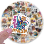 106 PCS Vinyl PVC Dungeon Crawler Carl Stickers Pack for Various Items