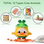 12Pack Animals Party Favors Building Set, 2491Pcs Cute Animals Building Blocks For Goodie Bag Stuffers Classroom Prizes, Party Favors Birthday Gift For Kids Boys Girls Student 8+