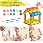 Kids Arts and Crafts for Outdoor 2 Pack Bird Feeder Wind Chime Kits for Children