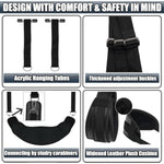 Bdsm Sex Swing Bondage Thigh Restraints, 2 In 1 Door Sex Swings & Thigh Sling With Adjustable Straps, Hanging Door Sex Slings Soft Plush Sex Furniture Kinky Adult Sex Toys For Men Women Couples