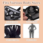 Adjustable Strap On Harness For Women And Men - Versatile Dildo Plus Size Strapon Harness For Couples, Lesbian, Gay, And Pegging Play - Comfortable And Secure Strapless Design, Unisex Adult Sex Toy