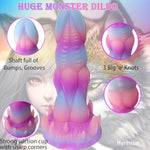 Thick Monster Dildo,Width 2.24 Inch,Overall Length7.48 Big Huge Anal Dildo With Strong Suction Cup For Hands-Free Play, Adult Sex Toys For Women Men Gay Couple For Clitoral Vaginal Anal Stimulation
