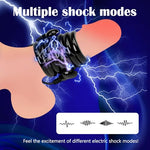 Electric Shock Chastity Device Testicle Crusher CBT Ring Estim for Men