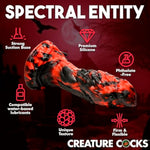 Grim Reaper Silicone Dildo For Men, Women & Couples. Firm And Flexible, Strong Suction Base, Fantasy Dildo, Unique Texture. Premium Phthalate-Free & Body-Safe Silicone. 1 Piece, Red