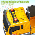 Large Excavator Truck Toy, 3 4 5 6 Year Old Boys Toddlers Toy Truck, Lights & Sounds Toy Excavator For Boys Age 4-7, Kids Toddles Birthday For Kids