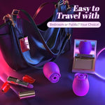 Sex Toys Vibrator Rose Sex Toy Sucking Vibrater Adult Toys Rose Adult Toy G Spot Vibrators Female Women Couples Adult Sex Toys 9 Suction Vibrating Dildo Anal Clitoral Nipples Stimulator