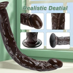 Realistic Dildo, Total Length 13.6" Insertion Length 12.2" And 1.73" Diameter Dildo, Big Huge Dildo With Strong Suction Cup, Adult Sex Toy For Women Men Female Couples, G-Spot Prostate Play