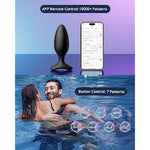 Hush 2 Vibrating Butt Plug 2.25", Silicone Anal Vibrator For Men With Remote Control, Waterproof And Rechargeable Big Plug Vibration Machine For Women, Adult Anal Plug Sex Toys For Couples