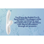 Vibrator Rabbit Pro+ G-Spot, Dual Motor Personal Massager With Air Pulse Technology, Body-Safe Silicone, Magnetic Charging