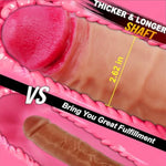 12 Inch Huge Thick Silicone Dildo With Quirky Big Balls - Long Realistic Dildos With Powerful Suction Cup, Soft Giant Large Dildo For Men Women Gay, Massive G Spot Fake Penis, Adult Sex Toys & Games